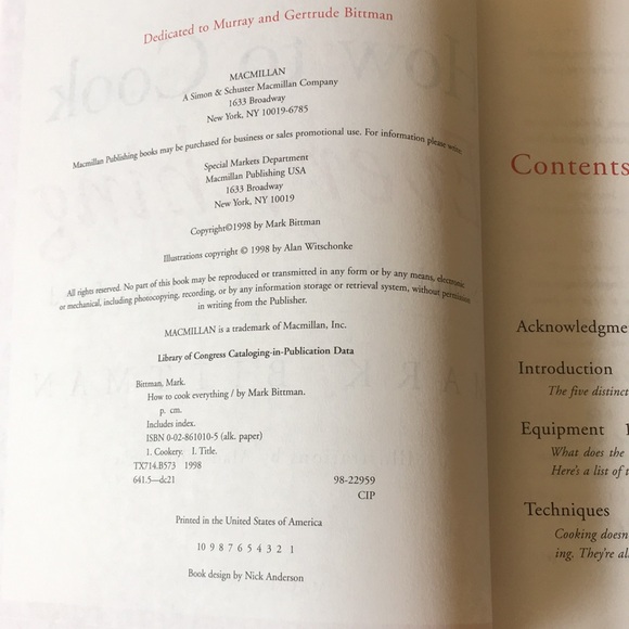 Mark Bittman - How to Cook Everything: Simple Recipes for Great Food cookbook HC - Picture 13 of 14